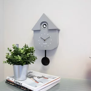 Horloge Cuckoo Grise et Noire