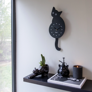 Horloge Chat Noir