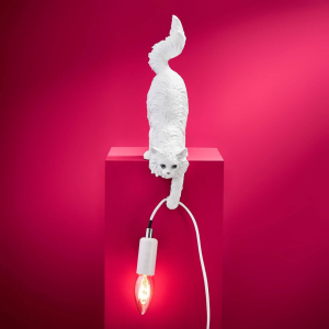 Lampe à Poser Chat Chichi – Blanc
