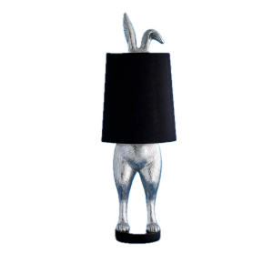 Lampe Lapin Caché Argent
