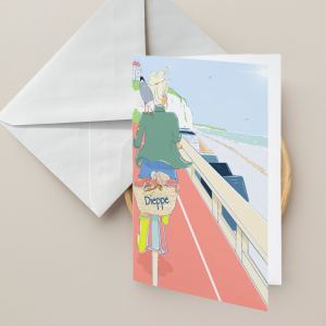 Carte Postale  – La Dieppoise à Vélo