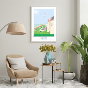 Illustration Dieppe – Le Chateau musée – A4