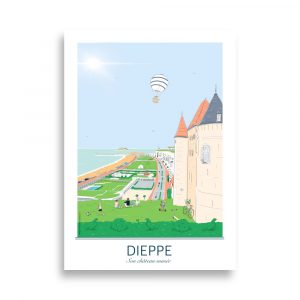 Illustration Dieppe – Le Chateau musée – A4