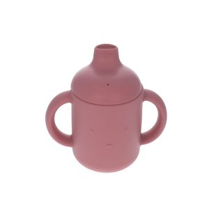 Gobelet ours silicone Rose