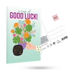 Carte Postale Thé “A Cup of Good Luck”