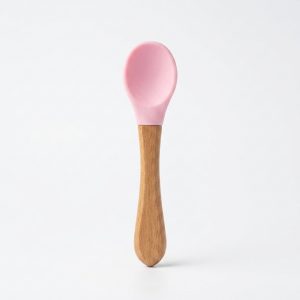 Cuillère silicone Rose
