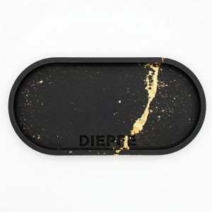Porte Savon Ovale Dieppe – Noir