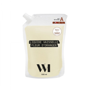 Eco-Recharge 500 ml – Liquide Vaisselle – Fleur d&rsquo;oranger – WhatMatters