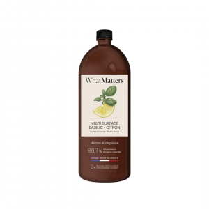 Eco Recharge 400 ml Multi-surface – Basilic/Citron – What Matters