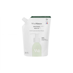 Recharge Dentifrice Menthe 180 ml – What Matters