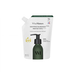 Recharge Dentifrice Menthe Forte 180 ml – What Matters