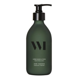 Flacon Crème Mains & Corps | Cèdre – Mandarine | 290mL