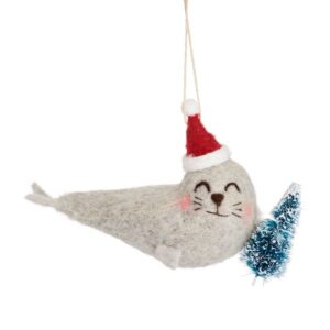Phoque avec Sapin de Noel