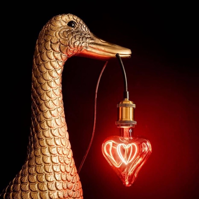 Ampoule LED coeur, rouge – Image 2