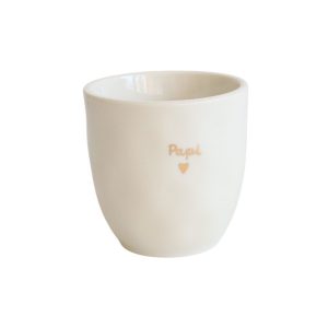 Tasse à café « Papi » cœur doré