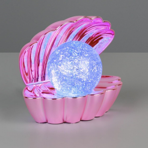 Lampe coquillage Rose