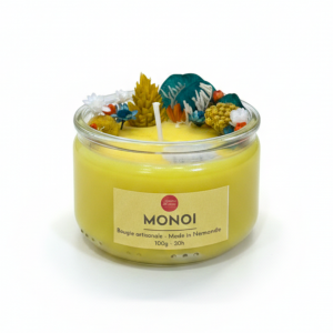 Bougie XS Fleurs – Monoï