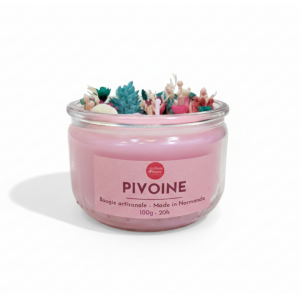 Bougie XS Fleurs – Pivoine