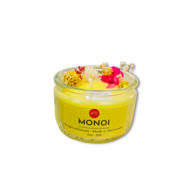 Bougie XS Fleurs - Monoï