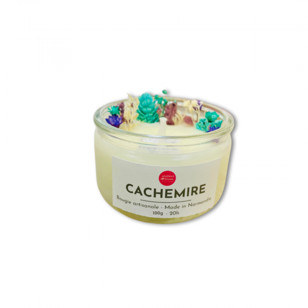 Bougie XS Fleurs - Cachemire Soie