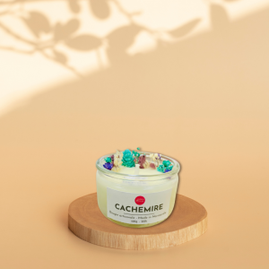 Bougie XS Fleurs – Cachemire Soie