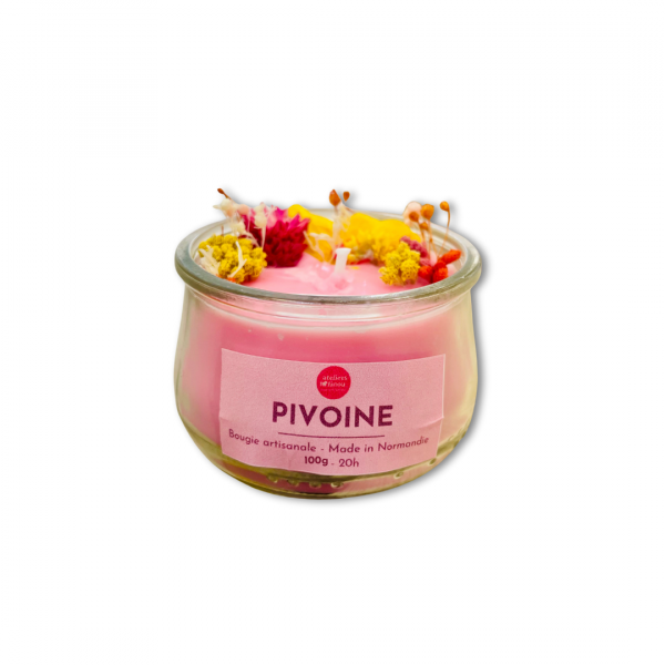 Bougie XS Fleurs - Pivoine