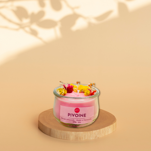 Bougie XS Fleurs - Pivoine – Image 2