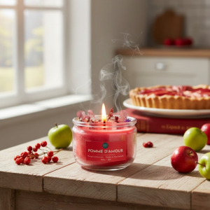 Bougie XS Fleurs – Pomme d’amour