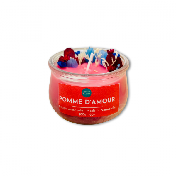 Bougie XS Fleurs - Pomme d'amour