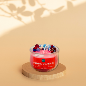 Bougie XS Fleurs – Pomme d’amour