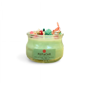 Bougie XS Fleurs – Pistache