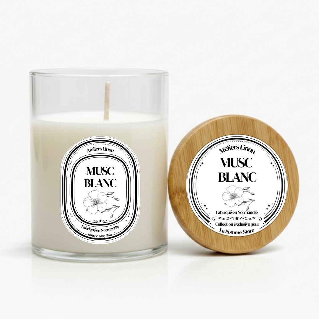 Bougie Pot - Musc Blanc