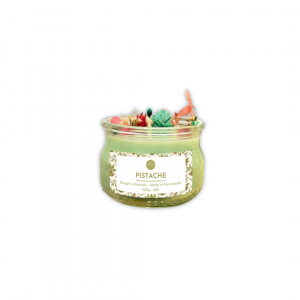 Bougie XS Fleurs – Pistache