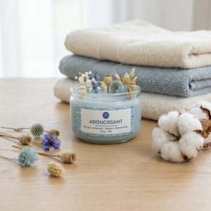 Bougie XS Fleurs – Adoucissant