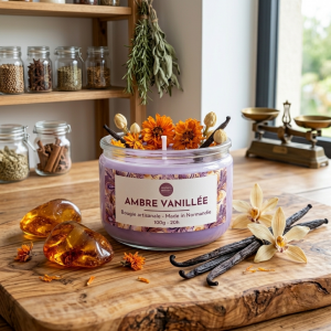Bougie XS Fleurs – Myrtille