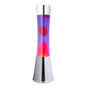 Lampe Lave Violette et Rouge