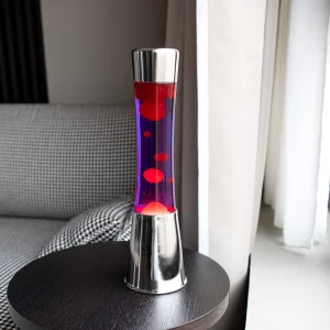Lampe Lave Violette et Rouge