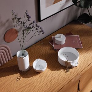Vase Porcelaine Chat
