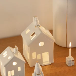 Maison Porcelaine – Père Noël Cheminée