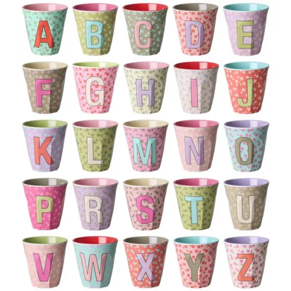 Verre Melaminé Lettre