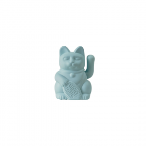 Mini Lucky Cat Solaire Bleu