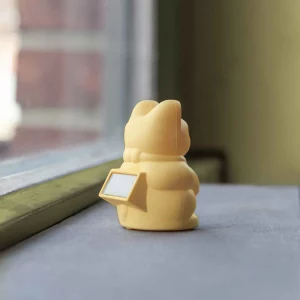 Mini Lucky Cat Solaire Jaune