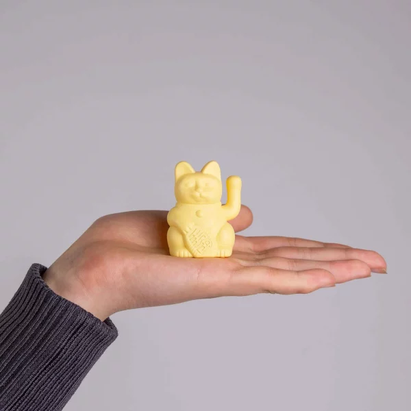 Mini Lucky Cat Solaire Jaune – Image 3