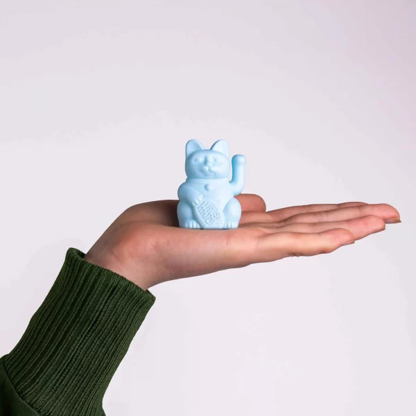 Mini Lucky Cat Solaire Bleu – Image 3