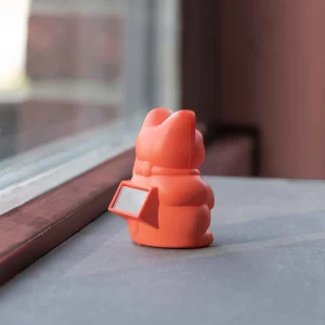 Mini Lucky Cat Solaire Orange