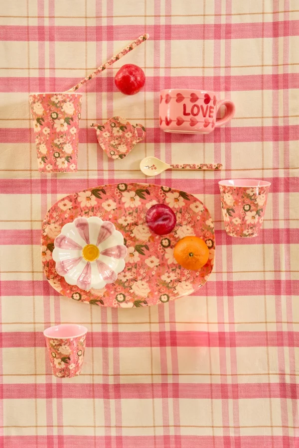 Cuillère à café Fleurs Roses – Image 2