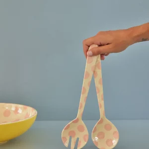 Couverts à salade – Rose clair