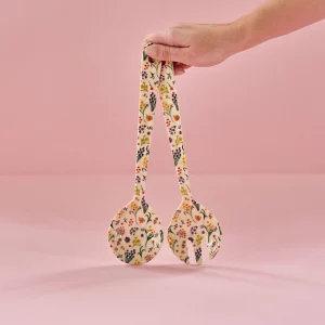 Couverts à salade – Fleurs