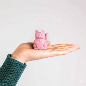 Mini Lucky Cat Rose – Solaire