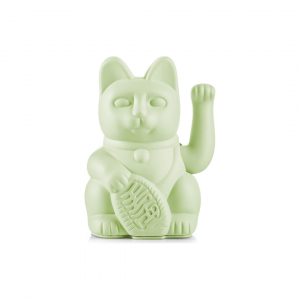 Lucky Cat Vert Clair – Petit Modèle